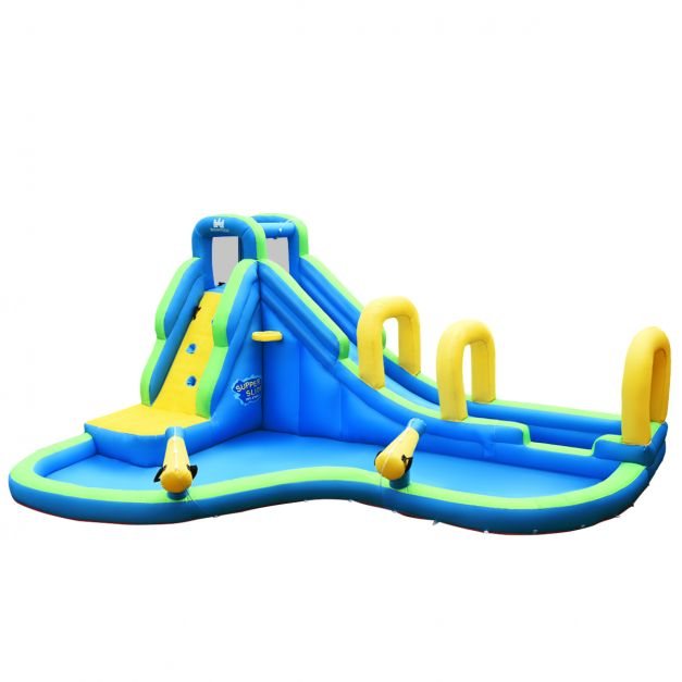 Wasserpark – Wasserrutsche für heiße Schulanfangstage im August